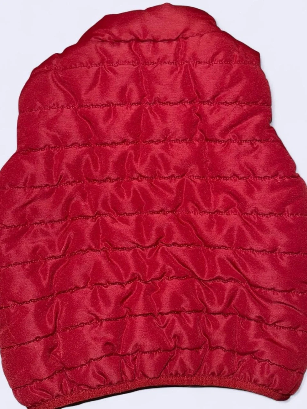 Timberland Toddler Red Puffer Vest 18M Quilted Zip Up Winter Jacket